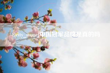 金坛中国冠军品牌是真的吗