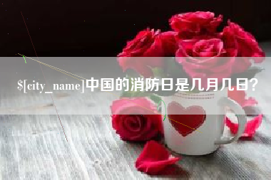 金坛中国的消防日是几月几日？