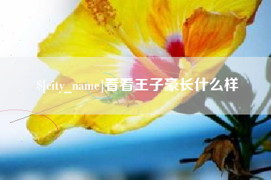 金坛看看王子豪长什么样
