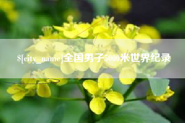 金坛全国男子5000米世界纪录