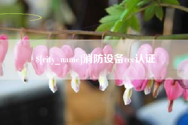 金坛消防设备ccc认证