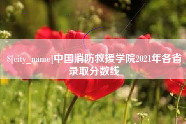 金坛中国消防救援学院2021年各省录取分数线
