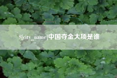 金坛中国夺金大项是谁