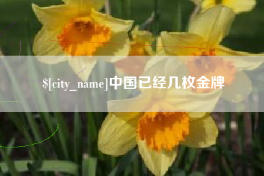 金坛中国已经几枚金牌