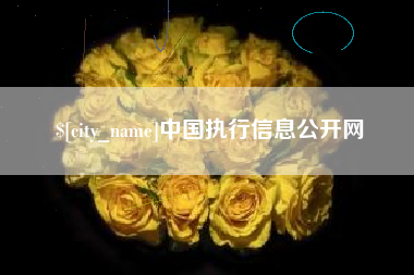金坛中国执行信息公开网