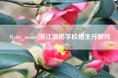 金坛浙江消防学校招生分数线
