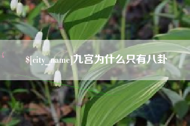 金坛九宫为什么只有八卦