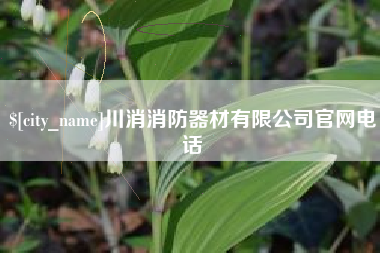 金坛川消消防器材有限公司官网电话