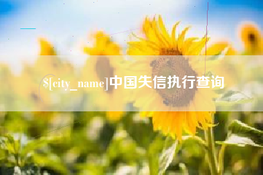 金坛中国失信执行查询