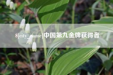 金坛中国第九金牌获得者
