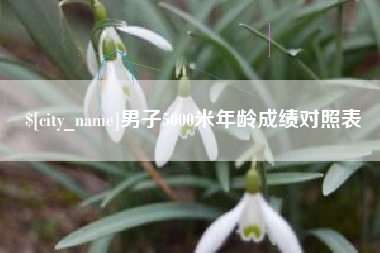 金坛男子5000米年龄成绩对照表