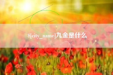 金坛九金是什么