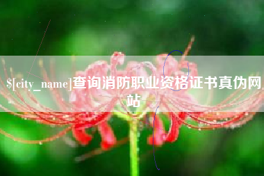 金坛查询消防职业资格证书真伪网站