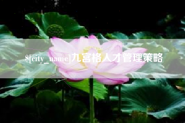 金坛九宫格人才管理策略