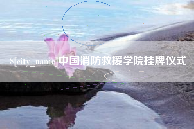 金坛中国消防救援学院挂牌仪式