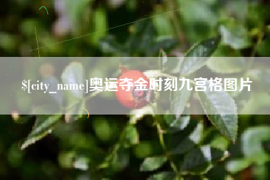 金坛奥运夺金时刻九宫格图片