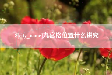 金坛九宫格位置什么讲究